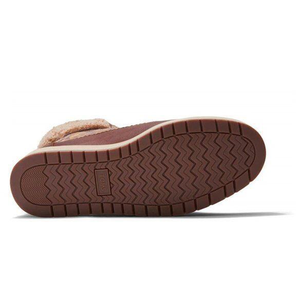 Toms Mesa Boot Womens Size 6 Waterproof Zebra Nylon Faux Plush Animal - Picture 4 of 4